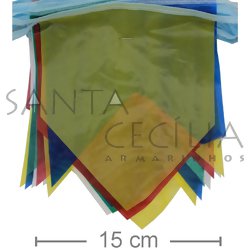 Bandeirinhas Coloridas para Festa Junina - Plástico - 10 metros
