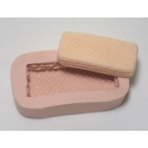 Molde de Silicone - Bolacha Waffer Ref. 046