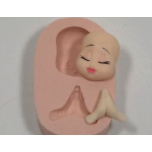 Molde de Silicone - Rosto de Anjo Ref. 061