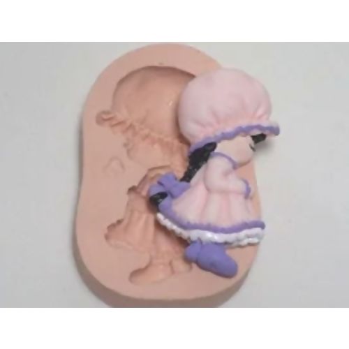 Molde de Silicone - Menina de Lado Ref. 075