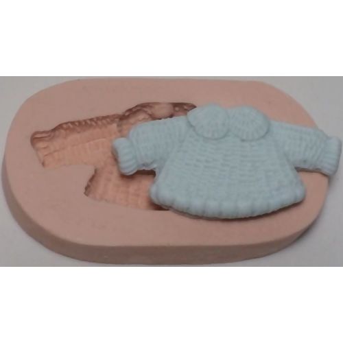 Molde de Silicone - Casaco de Bebê Ref. 083