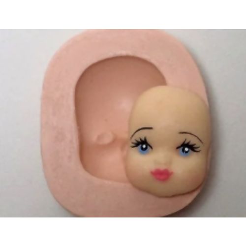 Molde de Silicone - Rosto de Bebê Grande Ref. 129