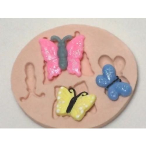 Molde de Silicone - Kit Borboletas Ref. 202