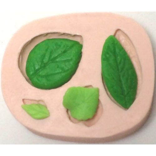 Molde de Silicone - Kit Folhas Ref. 238