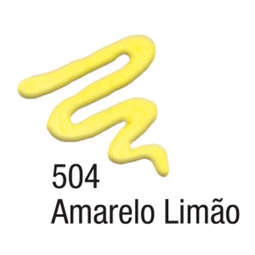 Tinta Acripuff 35 ML 504 Amarelo Limão