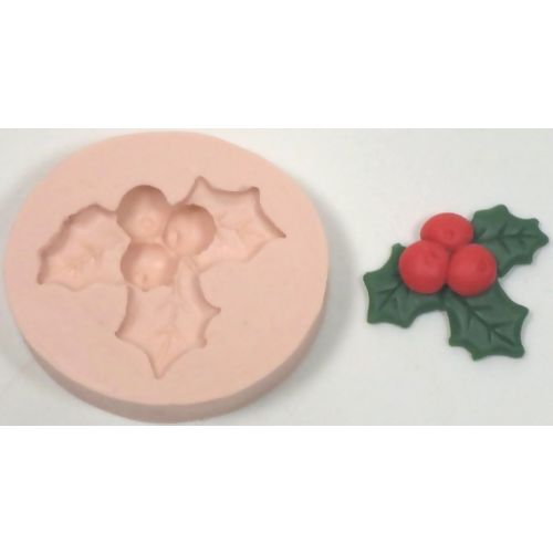 Molde de Silicone - Frutas Natalinas Ref. 579