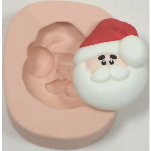 Molde de Silicone - Rosto Papai Noel Pequeno Ref. 648