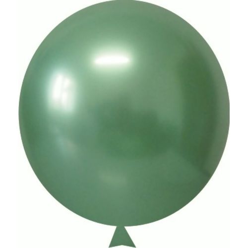Balão Happy Day 9 Liso 25 unid. - Alumínio Verde