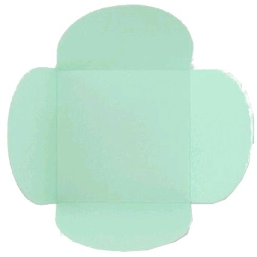 Forminha para Doces 4 Pétalas em Colorplus M2 Verde Água - 50 un.