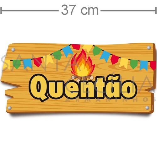 Placa de Sinalização Junina - Quentão 23011735