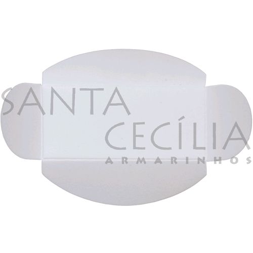 Forminha para Camafeu em Colorplus Branco - 50 un.