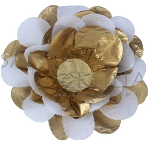 Forma EL56 - Dourado/ Branco | Armarinho Santa Cecília
