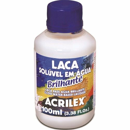 Laca Solúvel em Água Brilhante 100ml - Acrilex