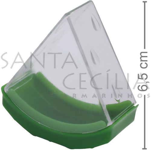 Caixinha de Acrílico Melancia - 10 Unidades - Transparente