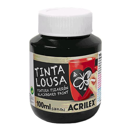 Tinta Lousa 100ml 520 Preto - Acrilex