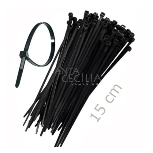 Abraçadeiras de Nylon - 100 unid