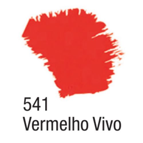 Tinta Acrílica Fosca 37ml 541 Vermelho Vivo