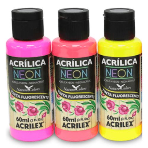 Tinta Acrílica Neon 60ml