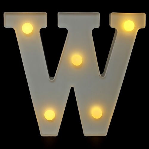 Letra LED 16 cm - W