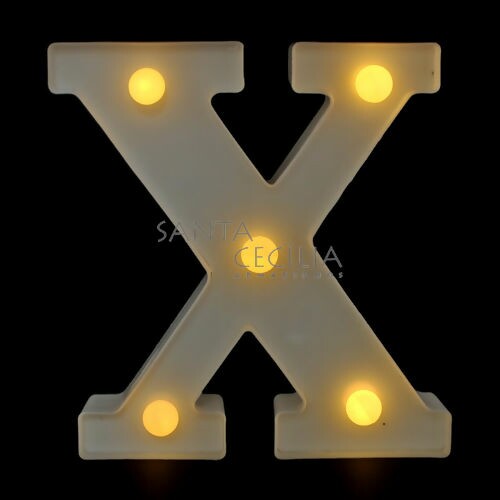 Letra LED 16 cm - X