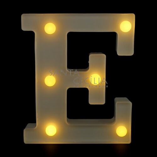 Letra LED 16 cm - E