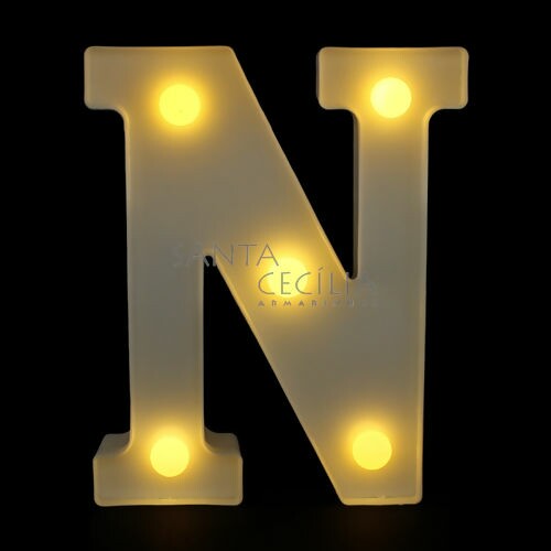 Letra LED 16 cm - N
