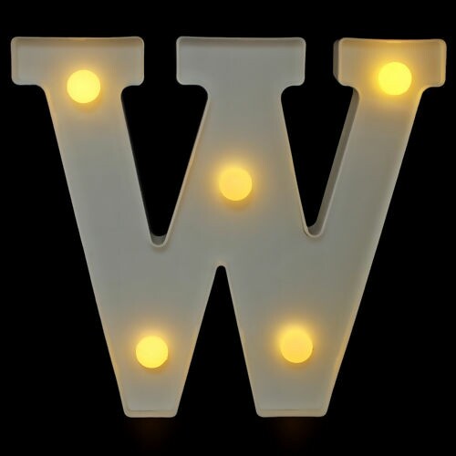 Letra LED 16 cm - W