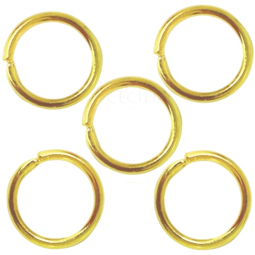 Mini Argola 6mm 24gr. - Ouro