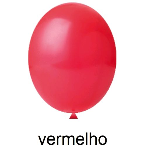 Balão Happy Day Big (Bexigão) 250 - Vermelho 