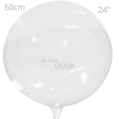 Balão Bubble Transparente Silicone 60cm
