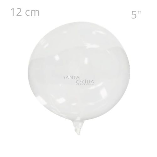 Balão Bubble Transparente Silicone 12cm