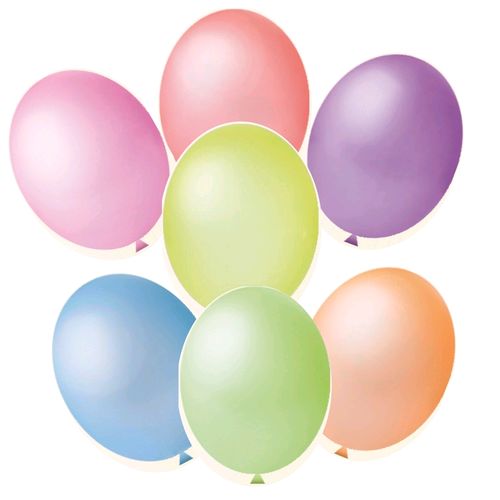 Balão Happy Day 9 Liso 30 unid. - Neon Citrus Sortido