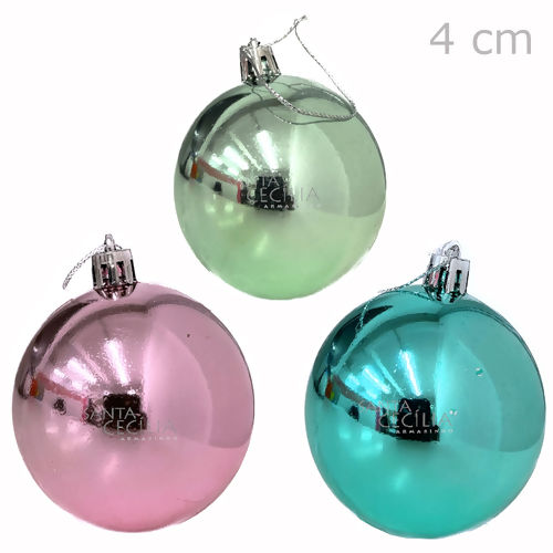 Bolas para Árvore de Natal 4 cm Candy - 10 unid Ref. NTB20152