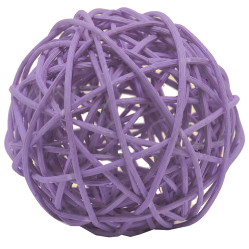 Bola de Rattan 6 unidades Cód. 1604-1 - Lilás