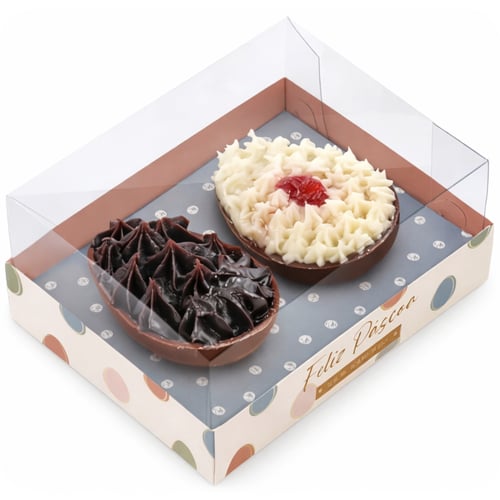 Caixa Para Ovo de Colher 50g 6 unid. - Ref. 13007300 Tonal