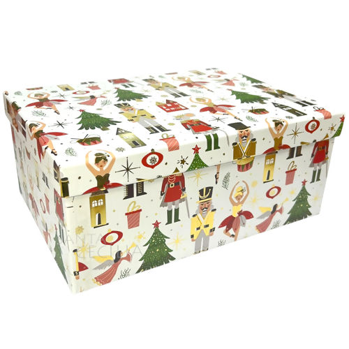 Caixa de Presente 10 unid. - Ref. 7486 Branca Soldadinhos