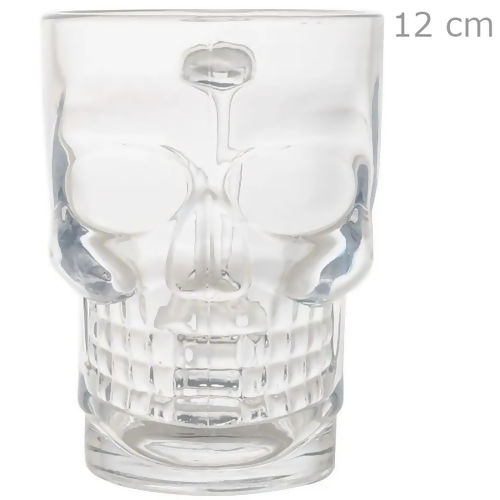 Caneca para Chopp de Vidro - Caveira 525ml - Ref. WX8025