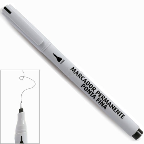 Marcador Permanente Ponta Fina - Acrilex
