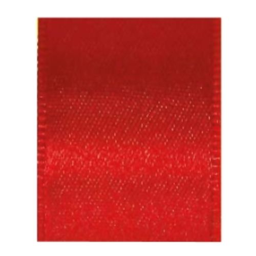 Fita de Cetim Face Simples N°1 - 7mm x 100m Rosa Velho 1143 Vermelho 209