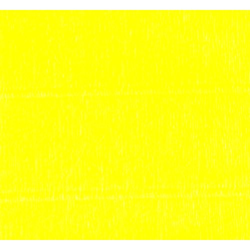 Papel Crepom Italiano Rossi 50 x 250 cm. Amarelo Canário 974