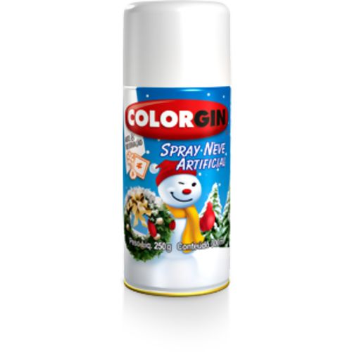 Colorgin Spray Neve Artificial 300ml. @ Armarinho Santa Cecília - 25 de  Março - Colorgin Spray Neve Artificial 300ml.