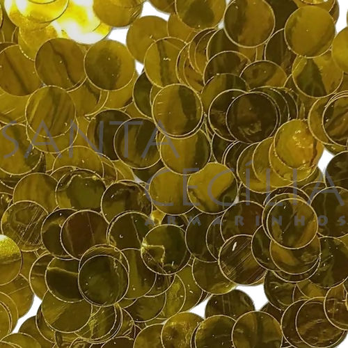 Confetes para Balões Metalizado 10gr - Ouro