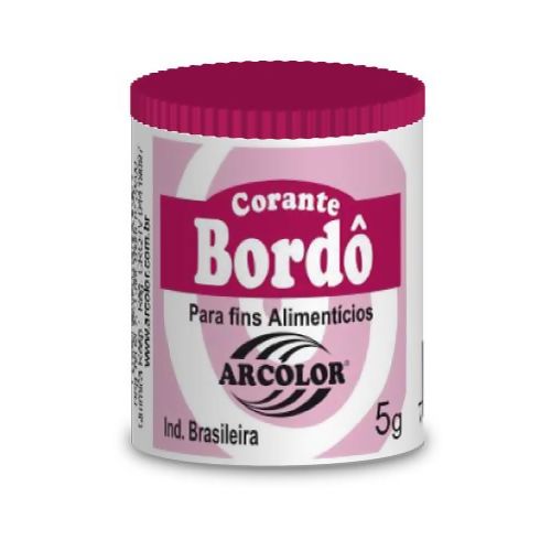 Corante em Pó 5g - Arcólor - Bordô