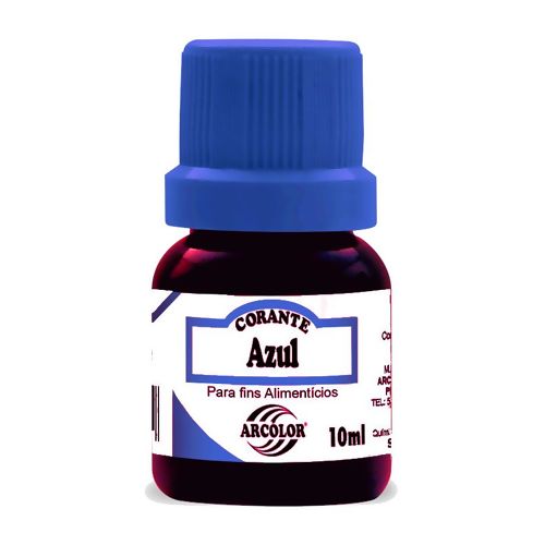 Corante Alimentício Líquido 10ml Arcólor - Azul