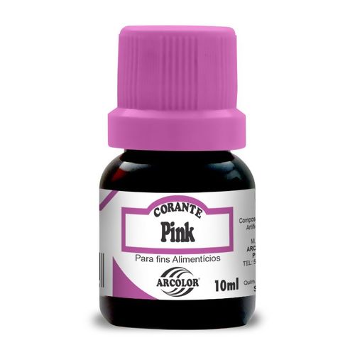 Corante Alimentício Líquido 10ml Arcólor - Pink 