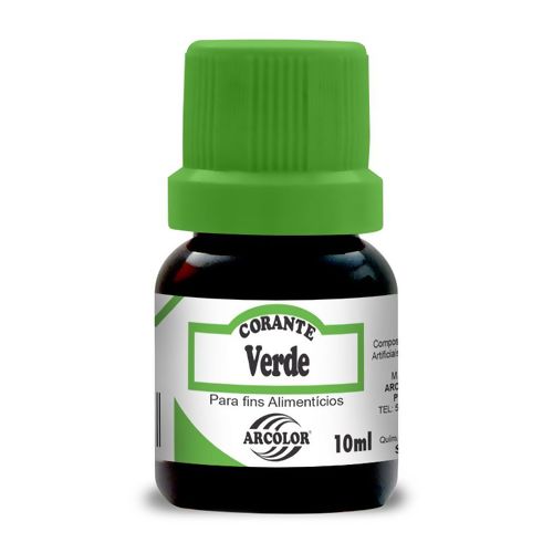 Corante Alimentício Líquido 10ml Arcólor - Verde