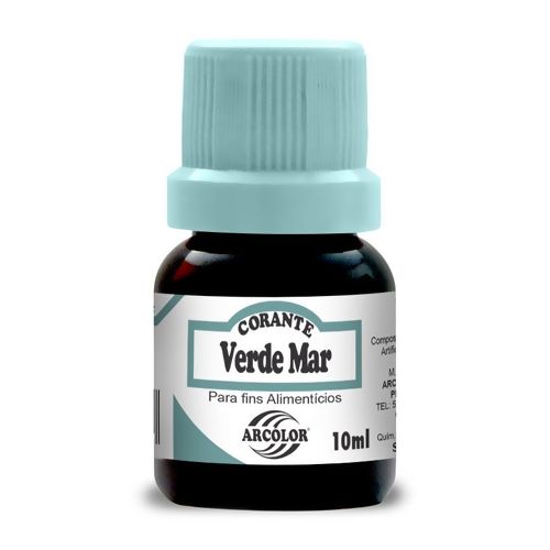 Corante Alimentício Líquido 10ml Arcólor - Verde Mar