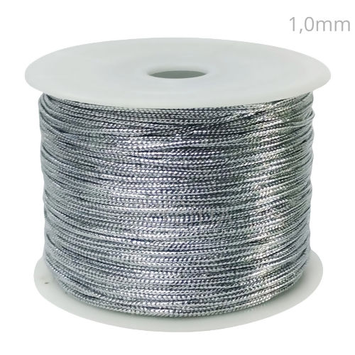 Cordão Metalizado 1,0mm - 100 m - Ouro