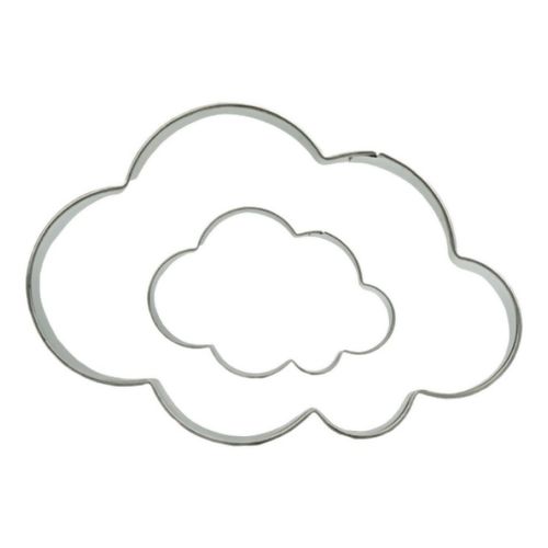 Cortador em Aço Inox Nuvem 2 Peças - Ref. CA210