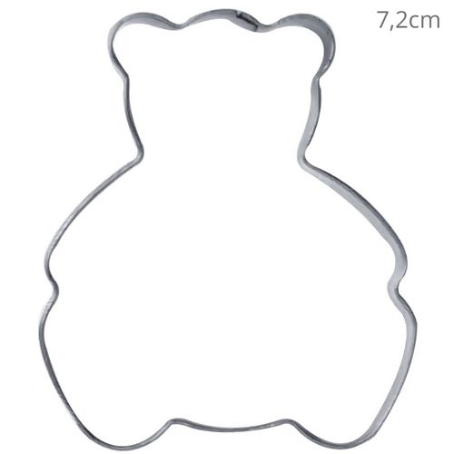 Cortador em Aço Inox Urso M2 - Ref. CA62